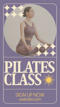 Modern Nostalgia Pilates Class TikTok Video Preview