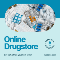 Online Drugstore Promo Instagram post Image Preview