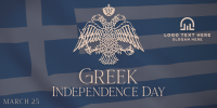 Traditional Greek Independence Day Twitter post Image Preview