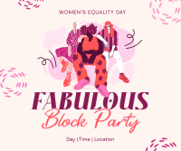 We Are Women Block Party Facebook post Image Preview