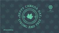 Canada Day Badge Facebook Event Cover Design