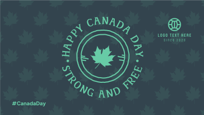 Canada Day Badge Facebook event cover Image Preview