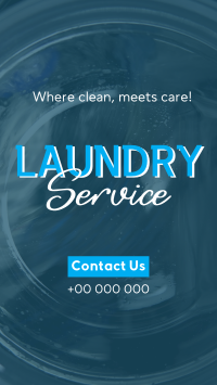 Clean Laundry Service Facebook story Image Preview