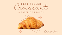 French Croissant Bestseller Facebook Event Cover Design