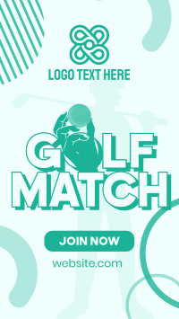 Golf Match Instagram story Image Preview