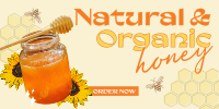 Delicious Organic Pure Honey Twitter Post Image Preview