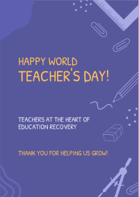Happy Teacher's Day Flyer Image Preview