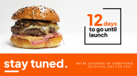 Burger Shack Launch Facebook Event Cover Design
