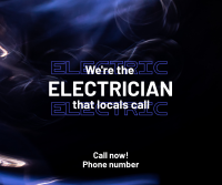 Electrician Service Facebook Post Design