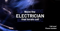 Electrician Service Facebook Ad Design