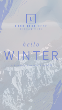 Winter Greeting YouTube short Image Preview
