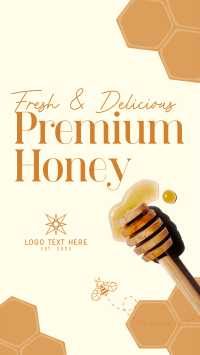 Premium Fresh Honey TikTok video Image Preview
