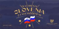 Slovenia Statehood Celebration Twitter Post Preview