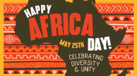 Africa Day Greeting Facebook event cover Image Preview