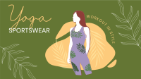 Yoga Sportswear Facebook Event Cover Design