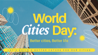 Modern World Cities Day Animation Preview