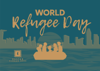 World Refuge Day Postcard Image Preview