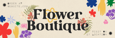 Quirky Florist Service Twitter header (cover) Image Preview