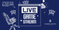 Feminine Game Stream Facebook Ad Design