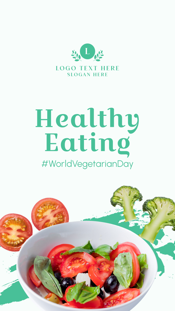 Healthy Eating Promotion Instagram Story Design Image Preview