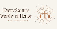 Honor Thy Saints Facebook Ad Design