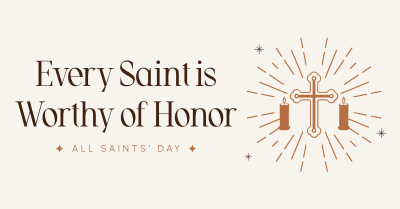 Honor Thy Saints Facebook ad Image Preview