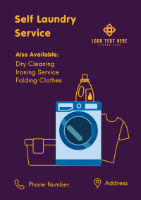 Self Laundry Service Poster Image Preview