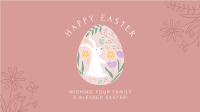Decorative Easter Egg Facebook event cover Image Preview
