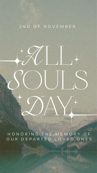 Sparkly All Souls Day Greeting Video Preview