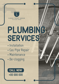 Plumbing Pipes Repair Flyer Image Preview