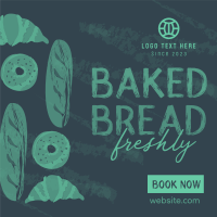 Freshly Baked Bread Daily Instagram Post Design