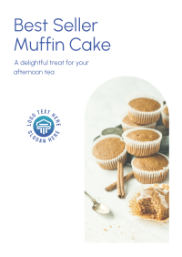 Best Seller Muffin Poster Design