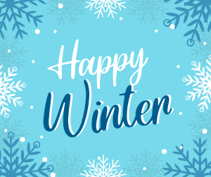 Winter Snowflake Greeting Facebook post Image Preview