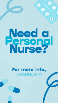 Caring Professional Nurse Facebook Story Design