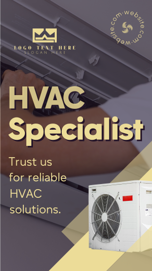 HVAC Specialist Facebook story Image Preview