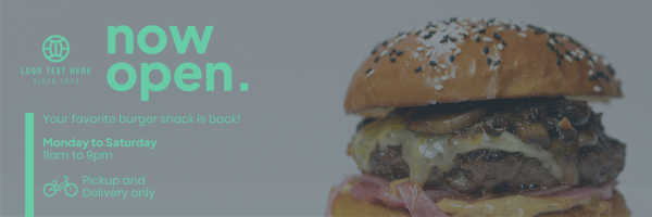 Favorite Burger Shack Twitter Header Design Image Preview