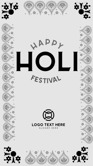 Holi Fest Facebook story Image Preview