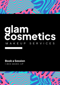 Glam Cosmetics Flyer Design