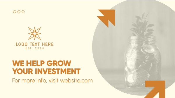 Grow Your Investment Facebook Event Cover Design Image Preview