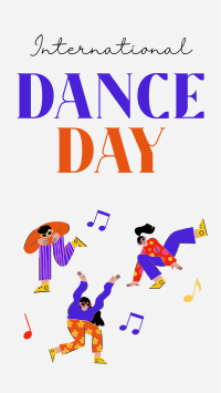 Groovy Dance Day Facebook story Image Preview