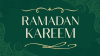 Ornamental Ramadan Greeting Facebook Event Cover Image Preview