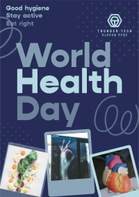 Retro World Health Day Poster Image Preview