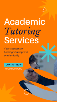 Academic Tutoring Service Instagram story Image Preview