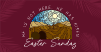 Modern Easter Sunday Facebook Ad Design