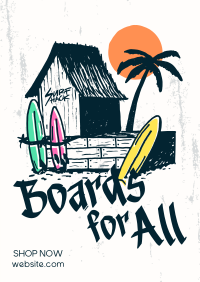 Boards for All Poster Design