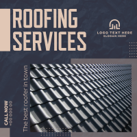 Roofing Services Instagram Post Design