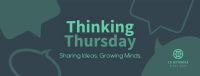 Minimalist Thinking Thursday Facebook Cover Design