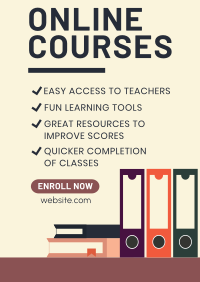 Online Courses Poster Image Preview