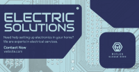 Electric Circuit Facebook Ad Design