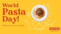 Globe Pasta Facebook Event Cover Design